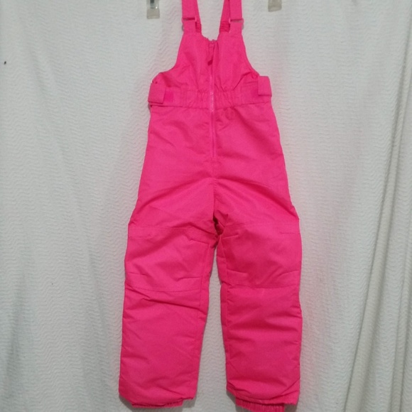 Cat & Jack Other - NWOT CAT & JACK GIRL PINK Snow Ski Overalls 4